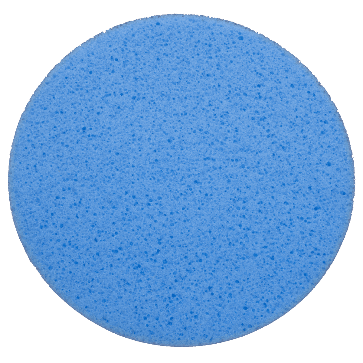 Disque éponge avec velcro bleu